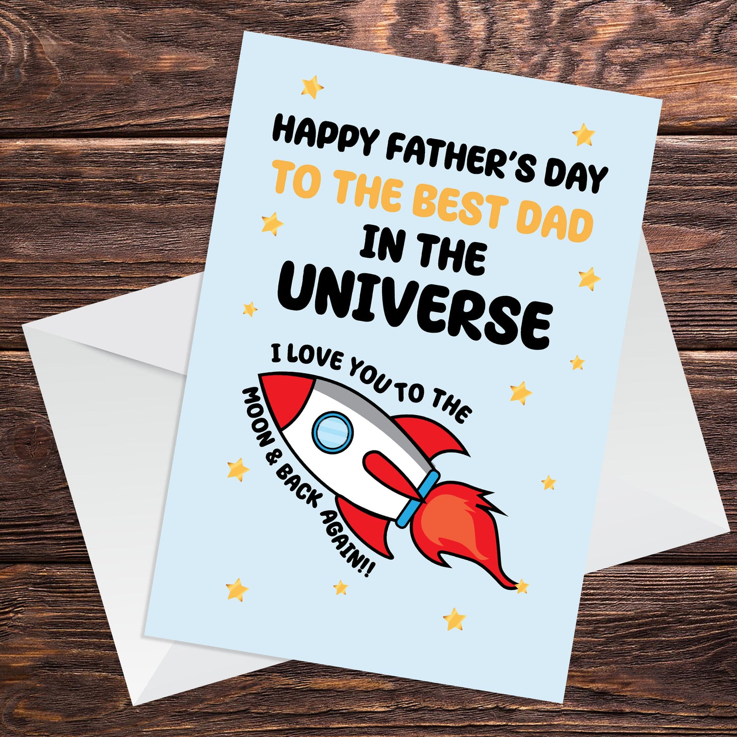 Fathers Day Card From Daughter Son Fathers Day Card Envelope