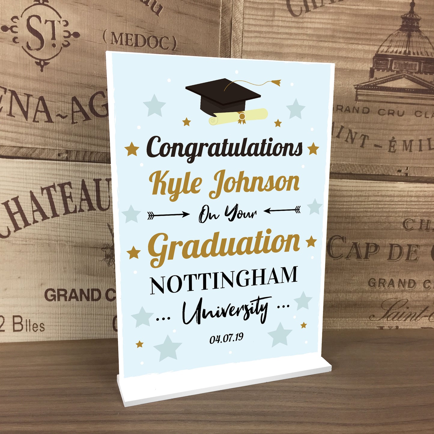 Graduation Congratulations Personalised University Degree