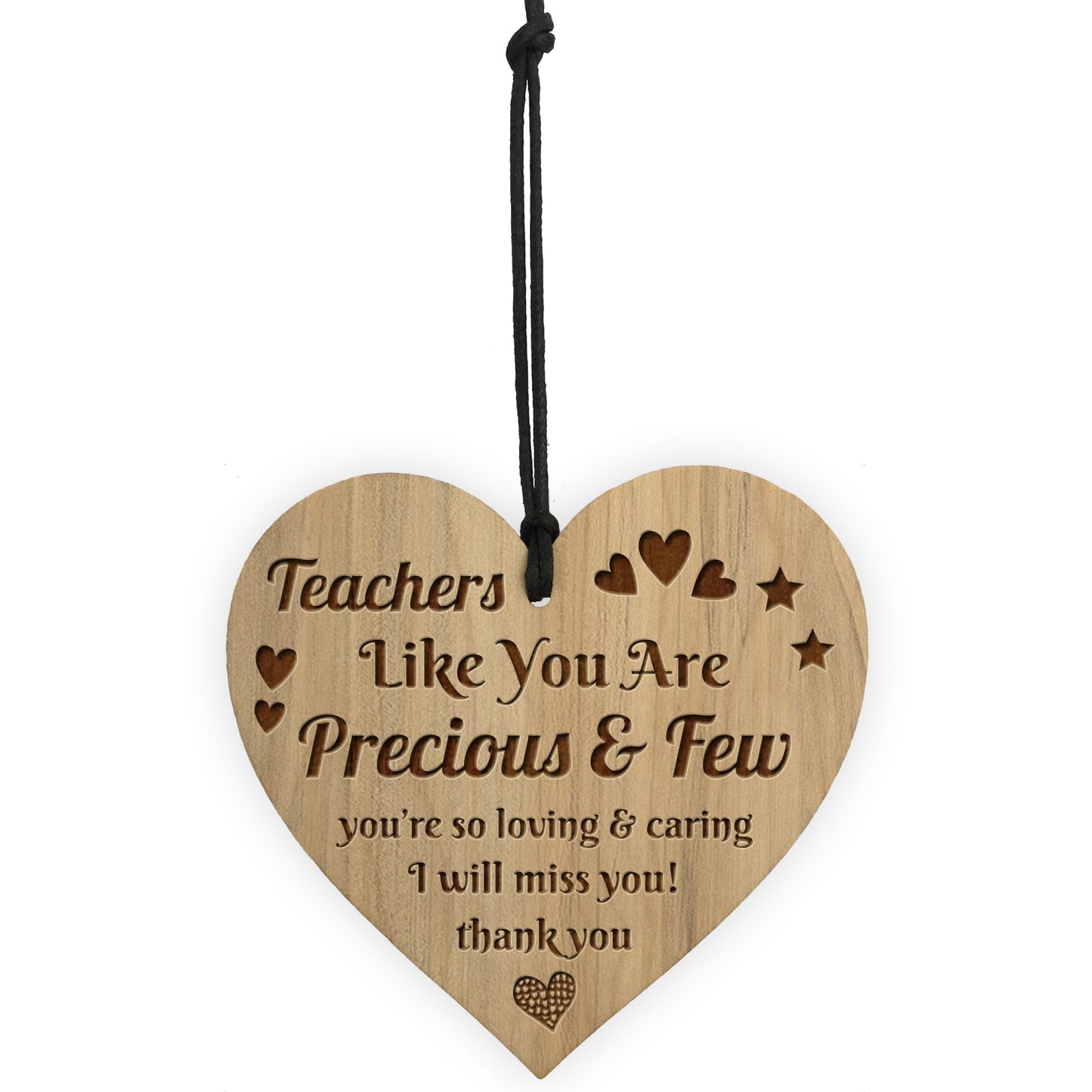 Teacher Gifts For Him Her Engraved Wood Heart Gift For Teacher