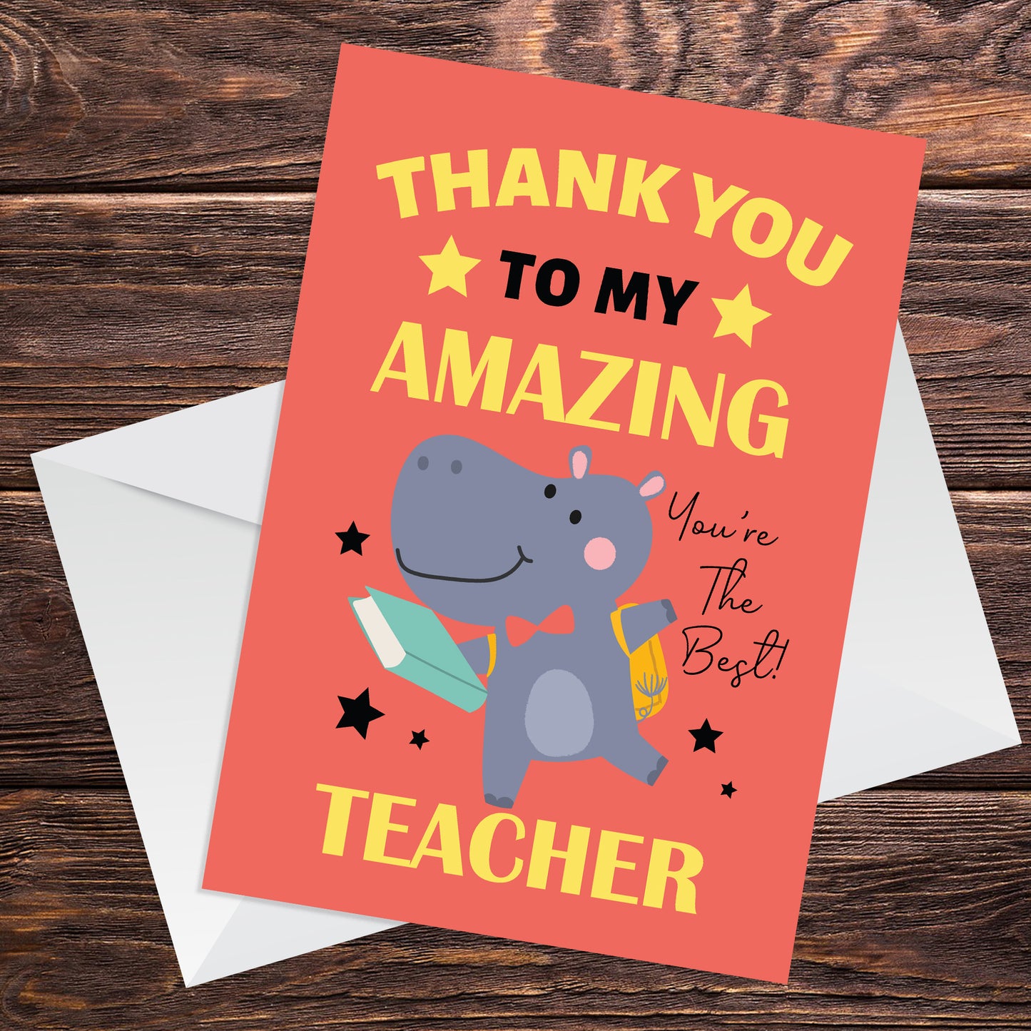 Thank You Cards For Amazing Teacher Thankyou Cards for Him Her