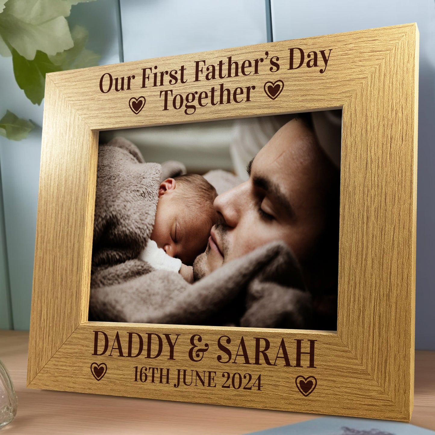 1st Fathers Day Together Gift For Dad Daddy From Daughter Son