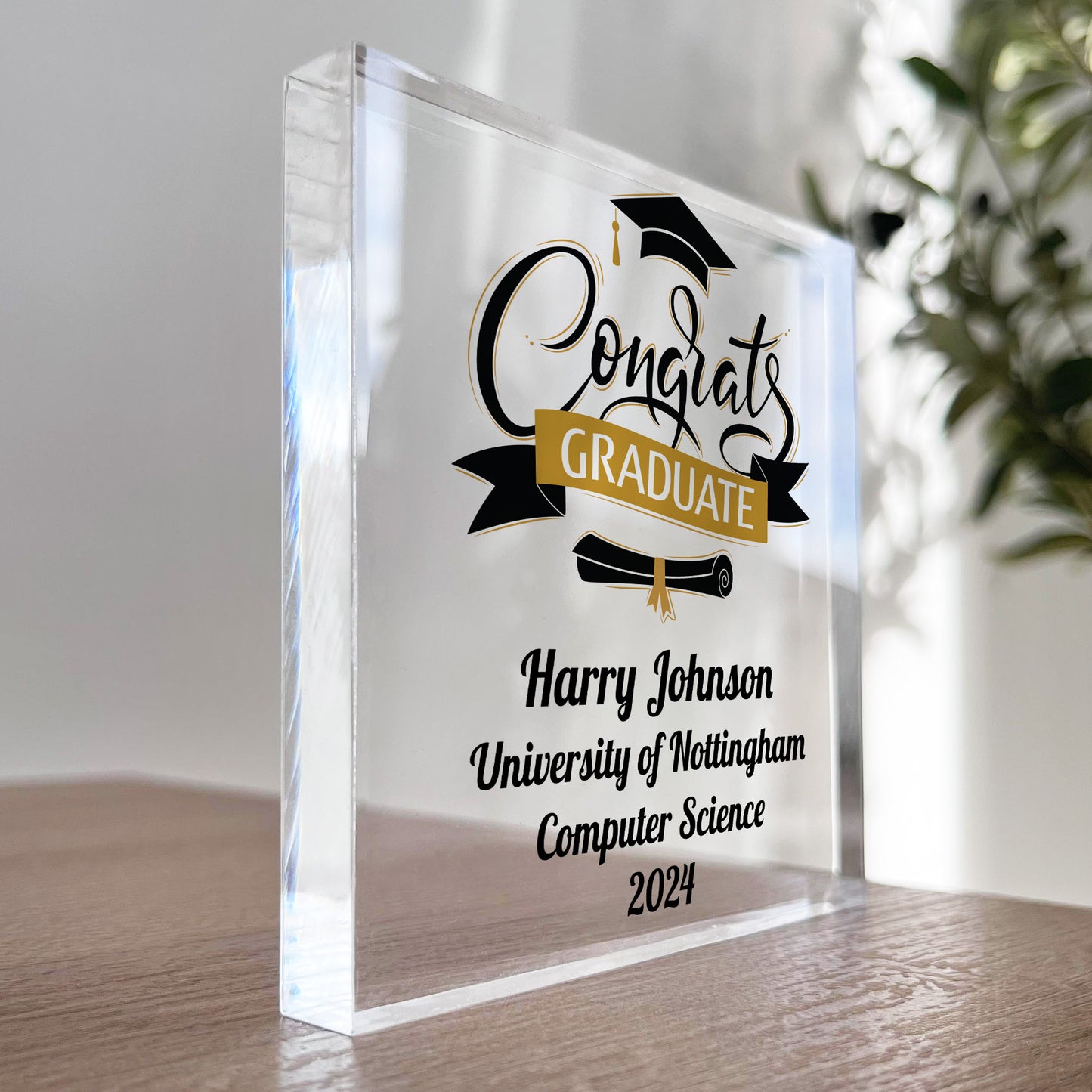 Congrats Graduate Gift For Finishing University Personalised