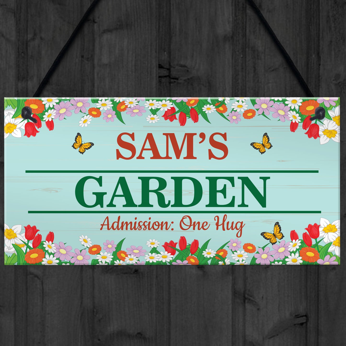 Personalised Garden Signs For Outside Garden Plaque Shed Signs