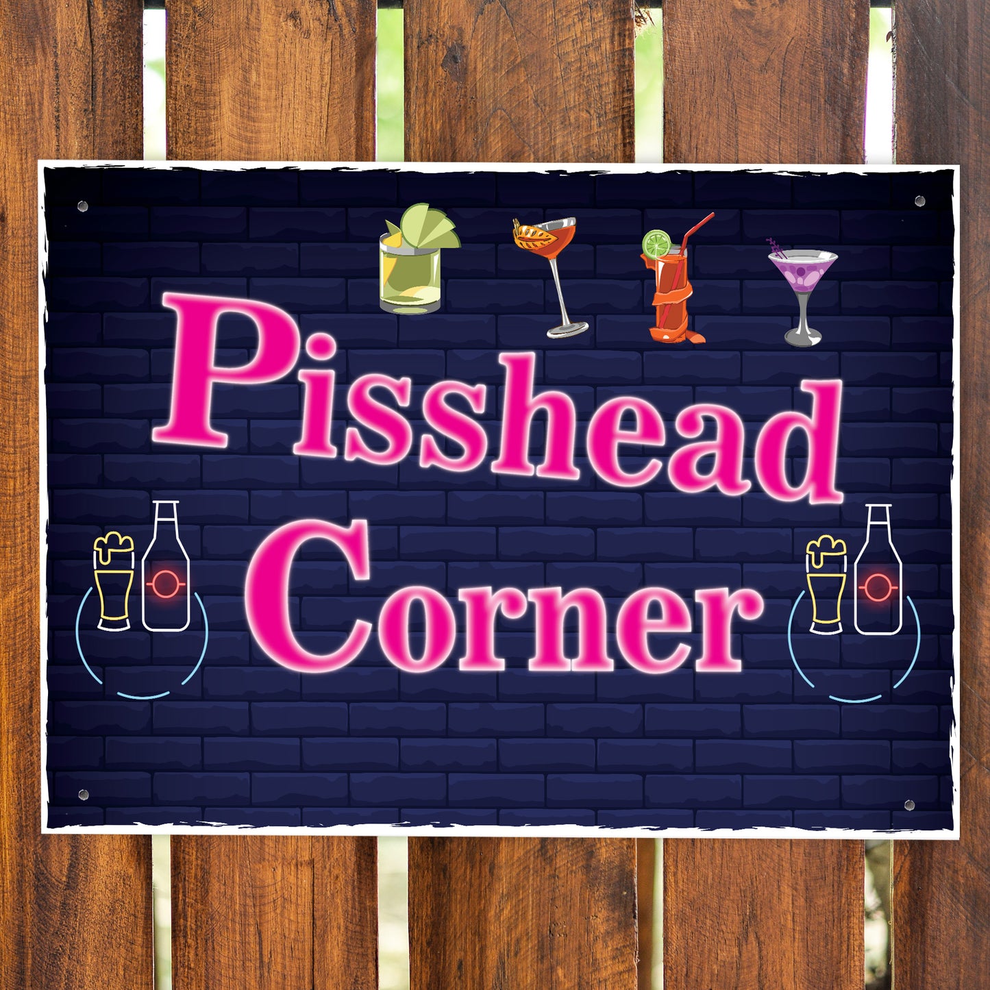 Home BAR SIGN Funny Rude Pub Bar Man Cave Sign Hanging Wall Sign