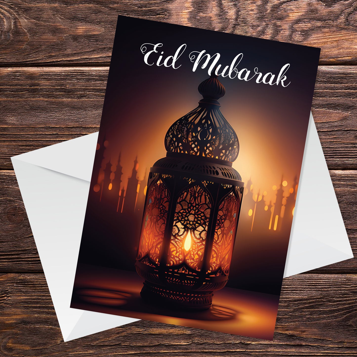 Happy Eid Mubarak Greetings Card Ramadan Eid Card For Friends