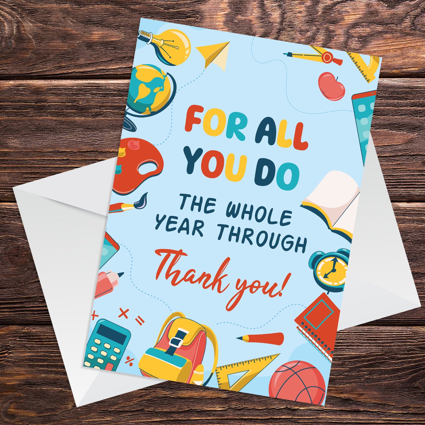 Thank You For All You Do Card For Teacher Assistant Leaving Card