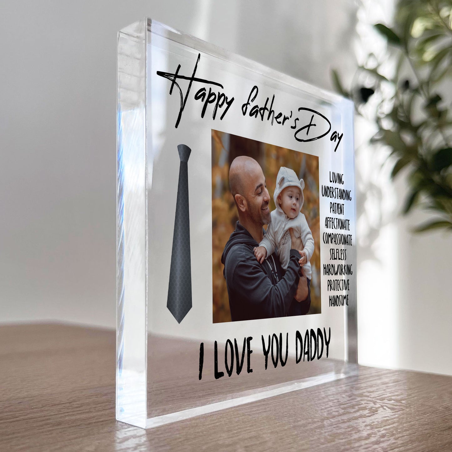Fathers Day Gift Personalised Gift For Dad Daddy Acrylic Plaque