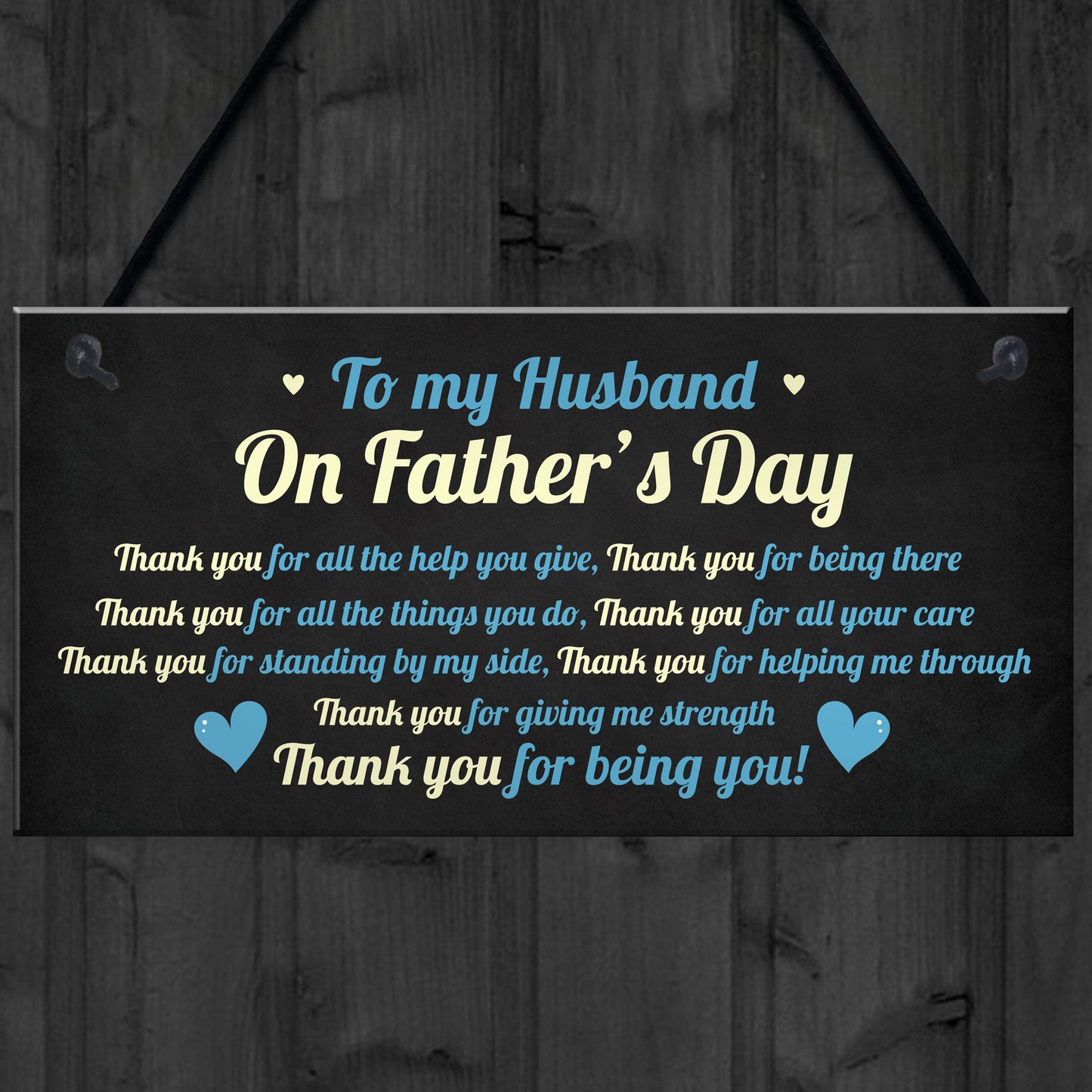 Thank You Gift For Husband Fathers Day Gift Husband Fathers Day