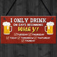 FUNNY HOME BAR SIGN Hanging Wall Door Sign Man Cave Sign Shed