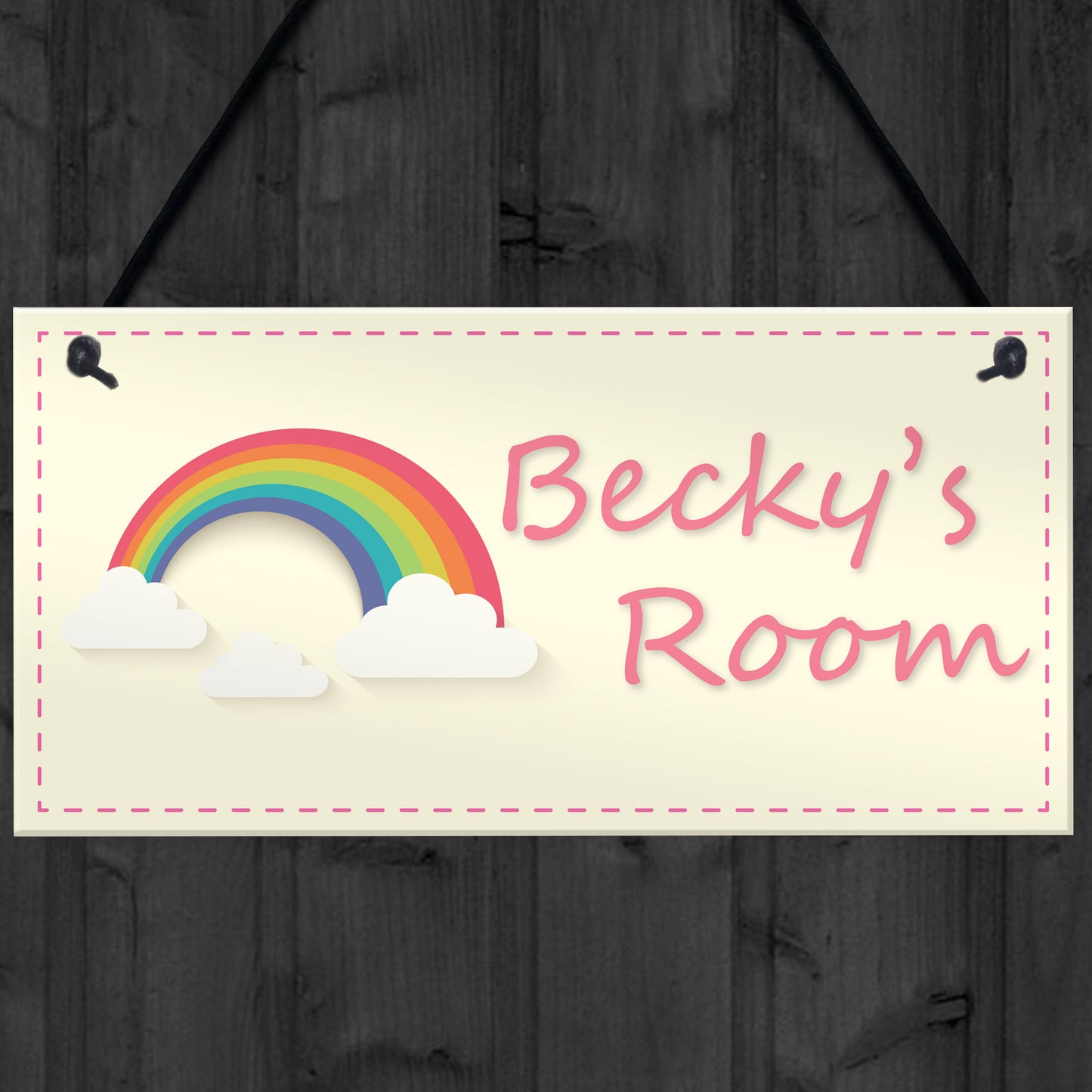 Bedroom Decor Personalised Signs for Children Kids Nursery