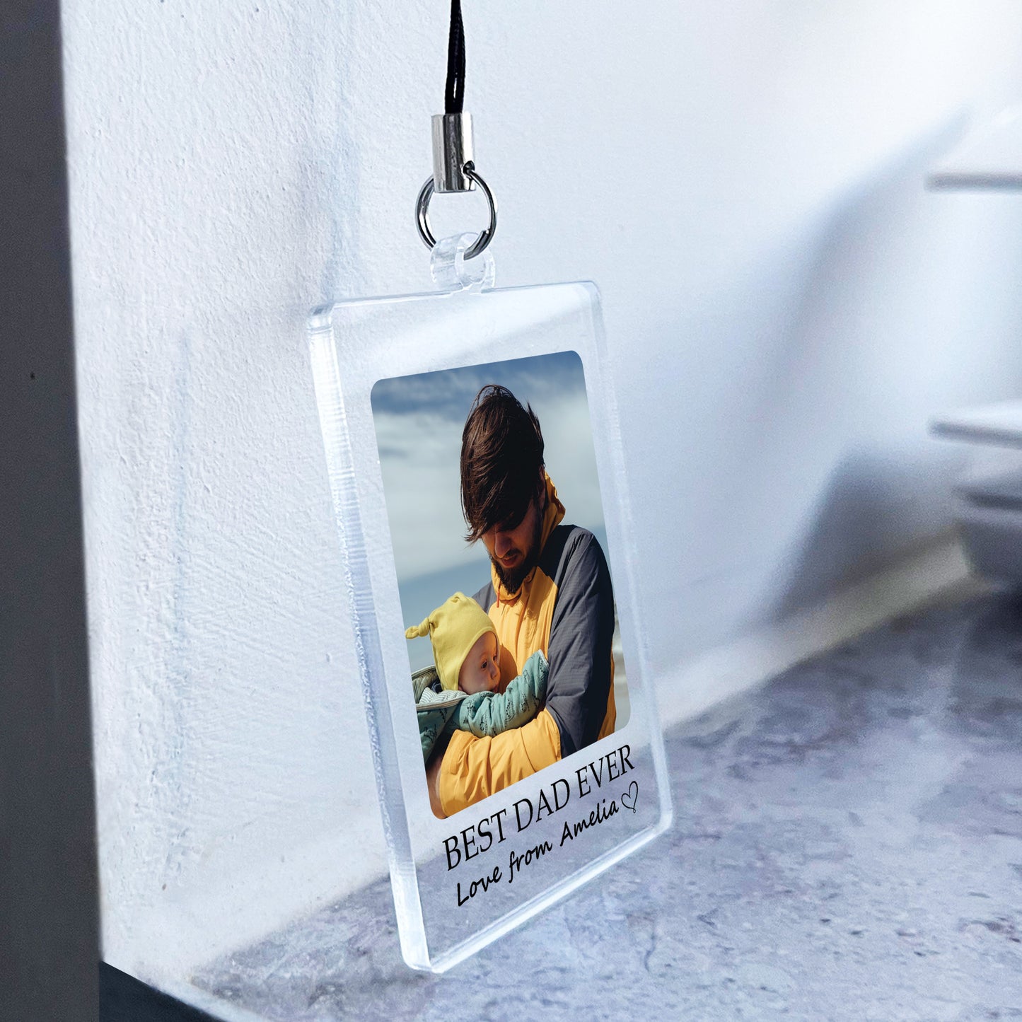 Personalised Dad Keyring Best Dad Gift Fathers Day Gift Birthday