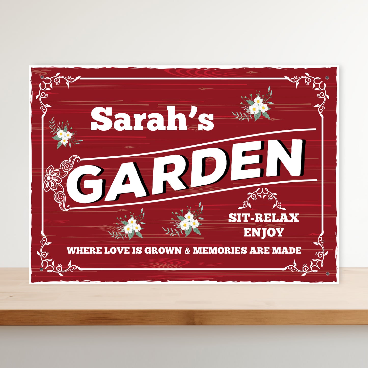 Personalised Garden Signs and Plaques for Outside Garden Signs