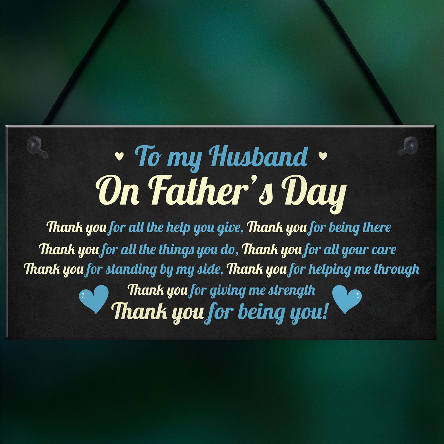 Thank You Gift For Husband Fathers Day Gift Husband Fathers Day