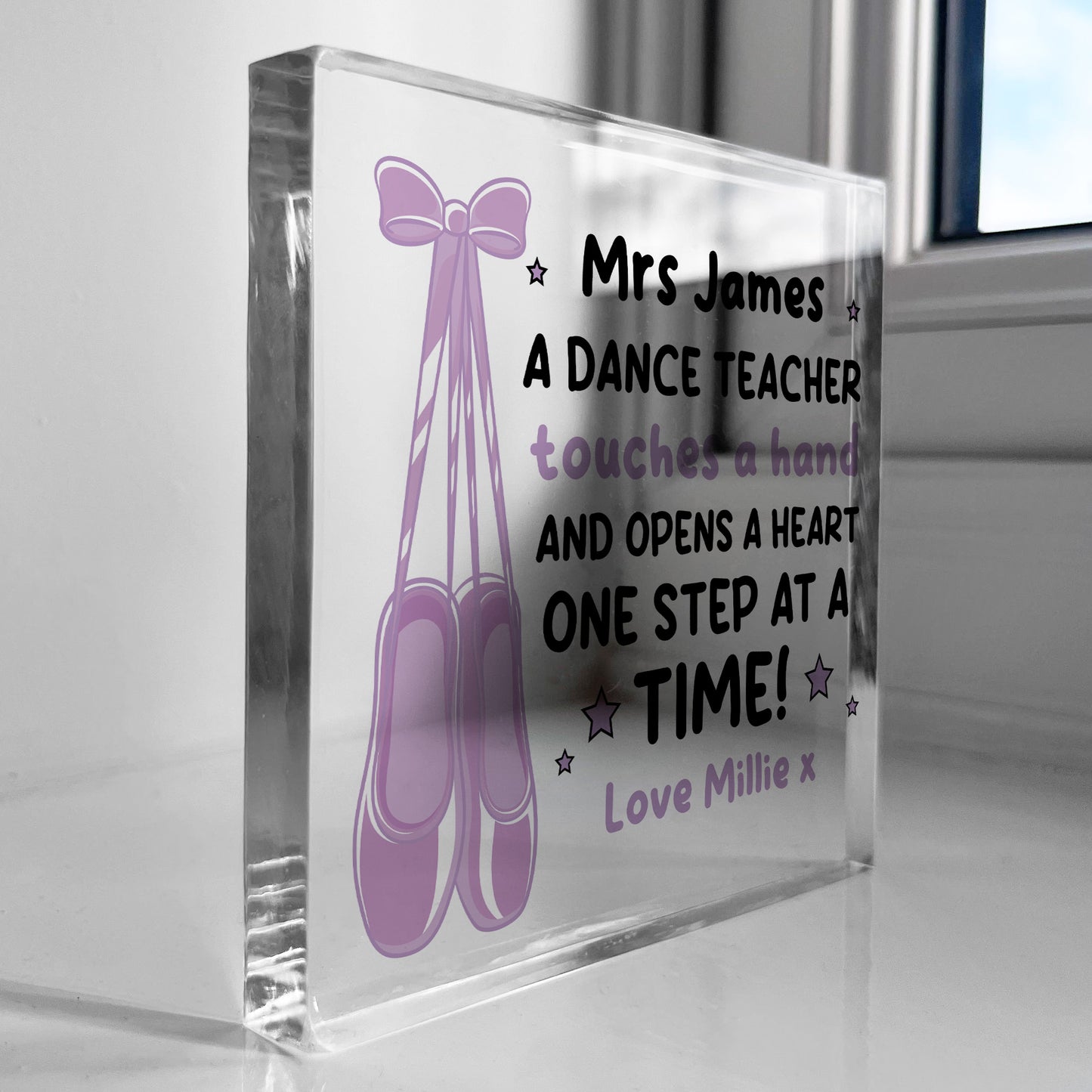 Personalised Dance Teacher Gifts Ballet Tap Jazz Modern Gift