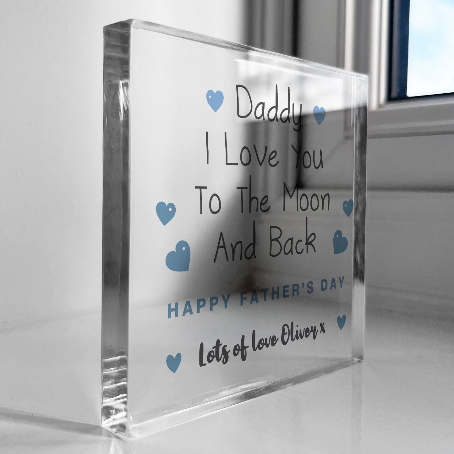 Cute Fathers Day Gift For Daddy From Daughter Son Personalised