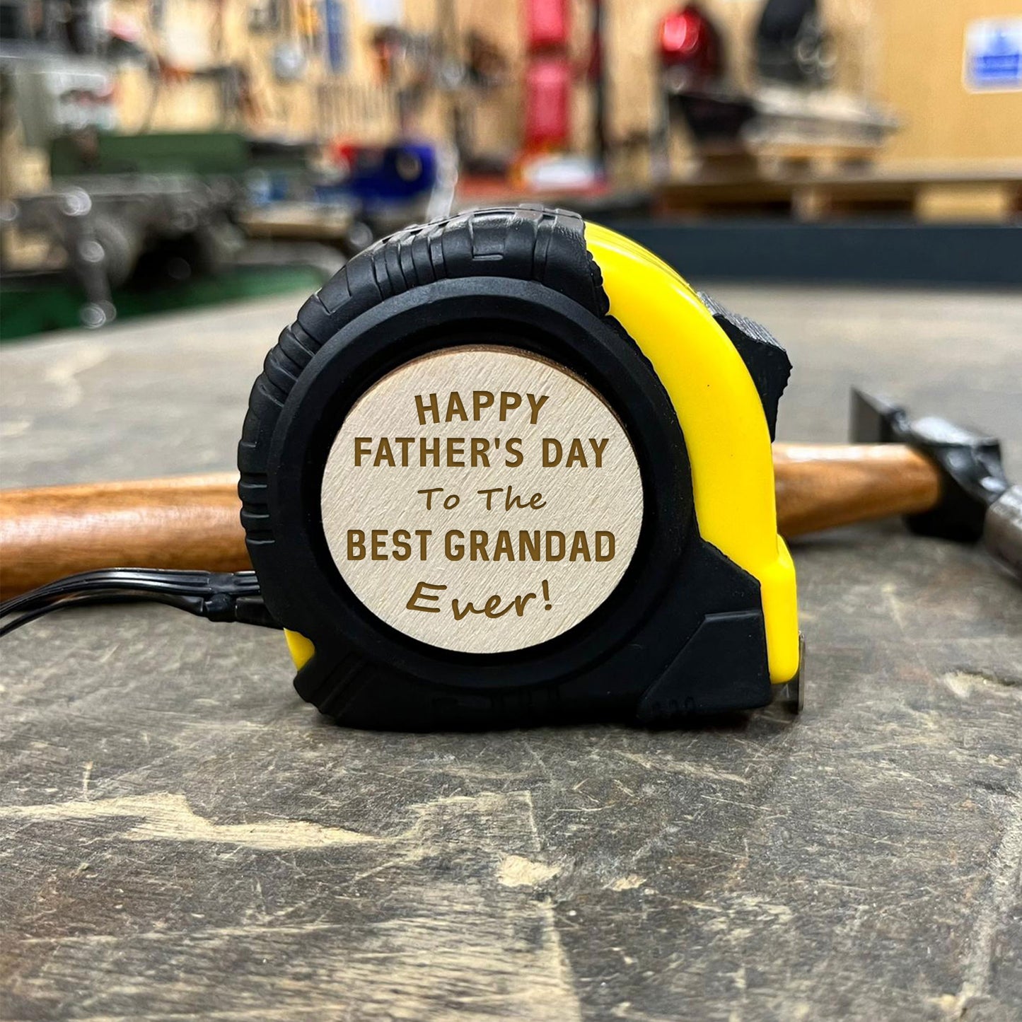 Grandad Fathers Day Gift Engraved Tape Measure DIY Gifts