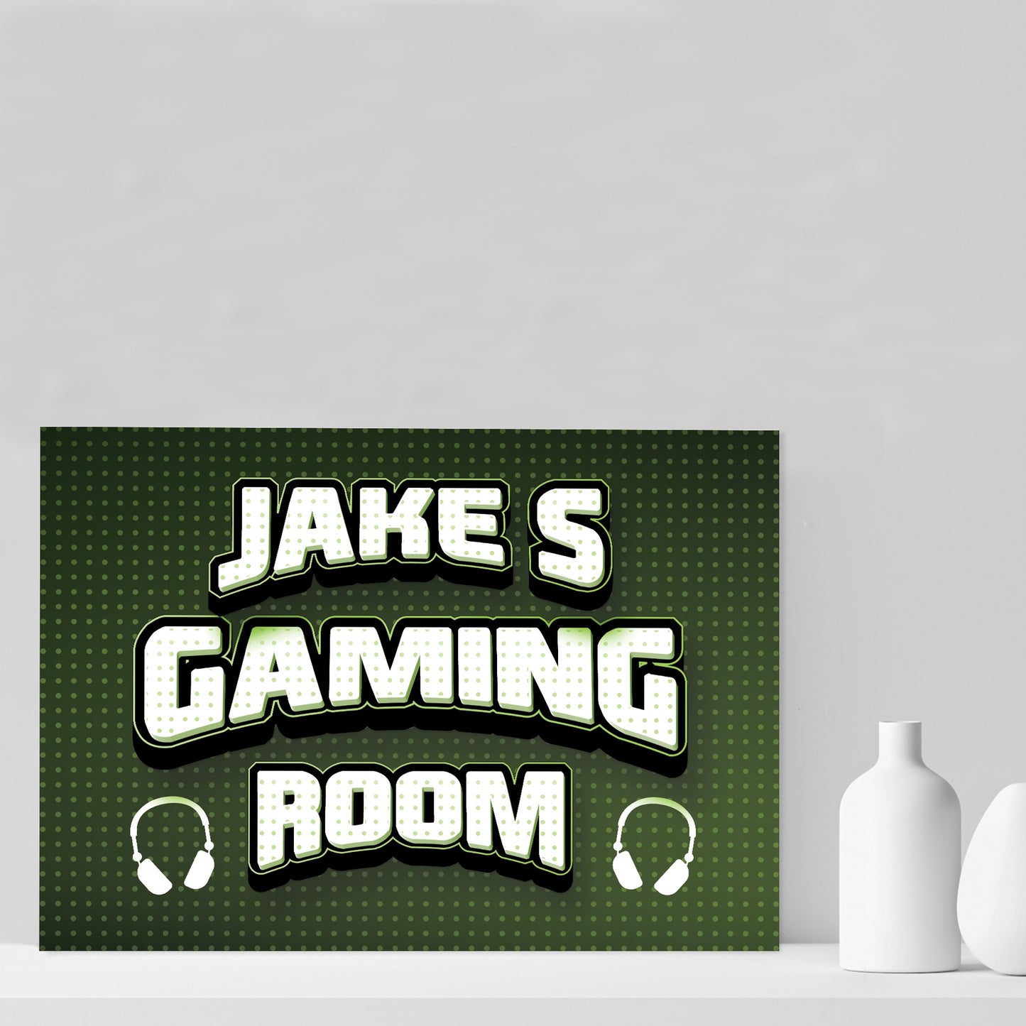 Gaming Room Print Personalised Gaming Wall Art Boys Bedroom