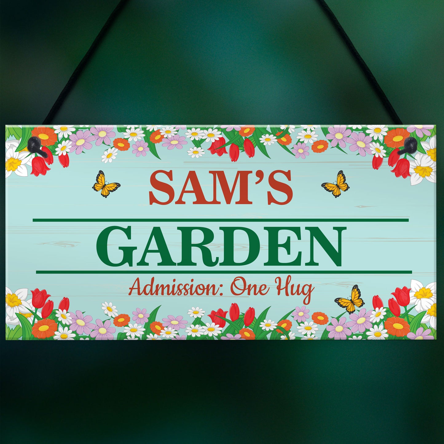 Personalised Garden Signs For Outside Garden Plaque Shed Signs