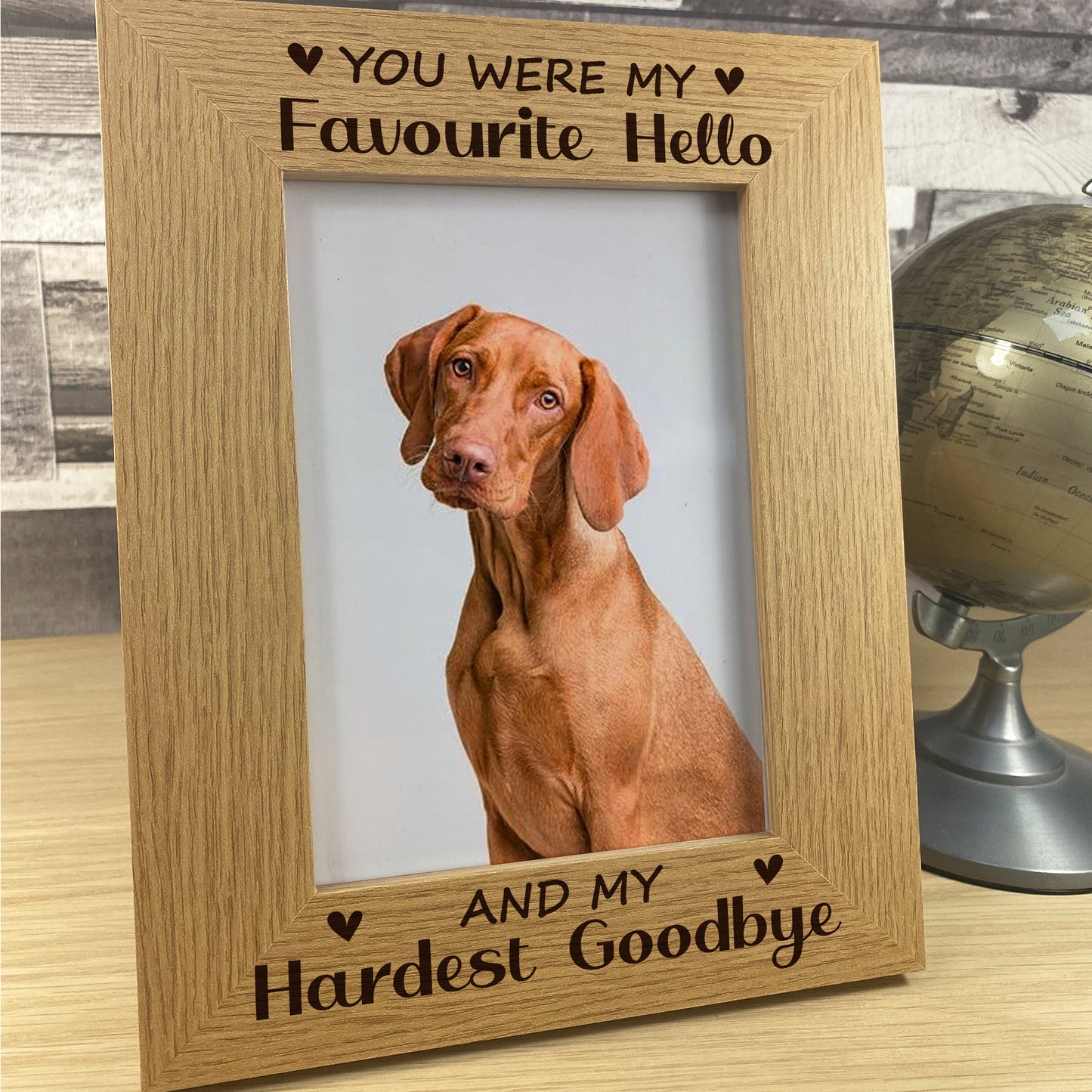 Pet Memorial 5x7 Photo Frame Dog Cat Memorial Remembrance