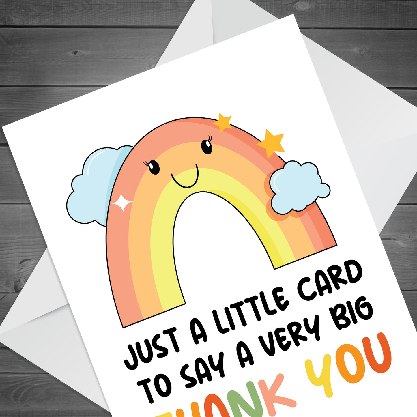 Thank You Card For Teacher Teaching Assistant Tutor Mentor