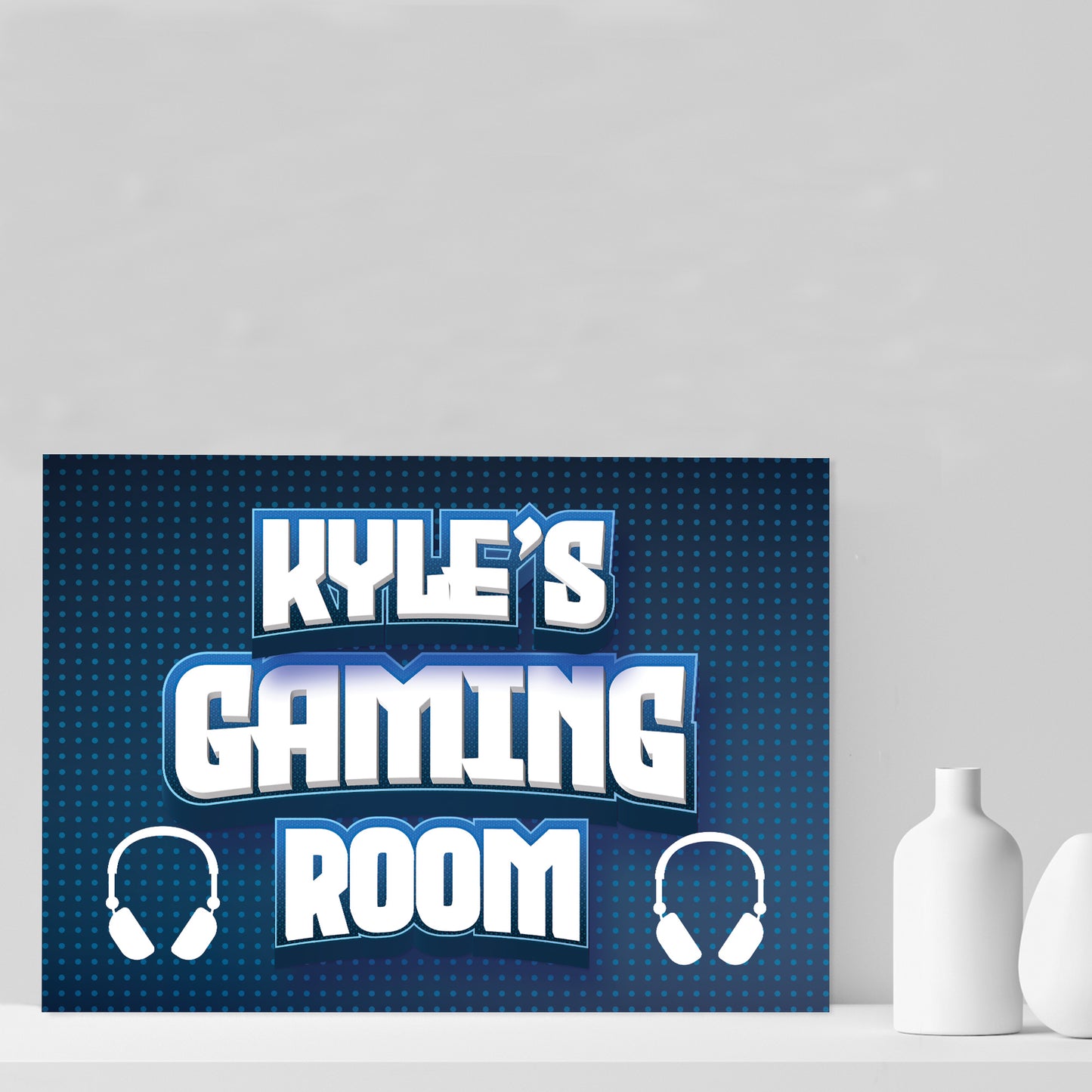 Personalised Gaming Room Print Gaming Wall Art Boys Bedroom