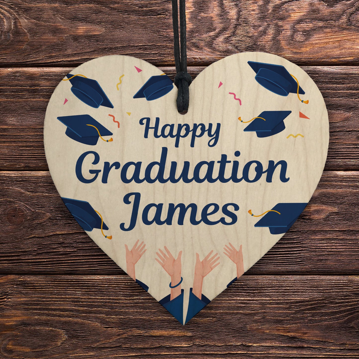 Happy Graduation ANY NAME Gift For Graduation Personalised Wood