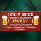 FUNNY HOME BAR SIGN Hanging Wall Door Sign Man Cave Sign Shed