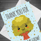 Card For Teacher Thank You For Helping Me Grow Tree Card Leaving