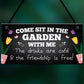 Garden Signs and Plaques for Outside Garden Sign Friendship Sign