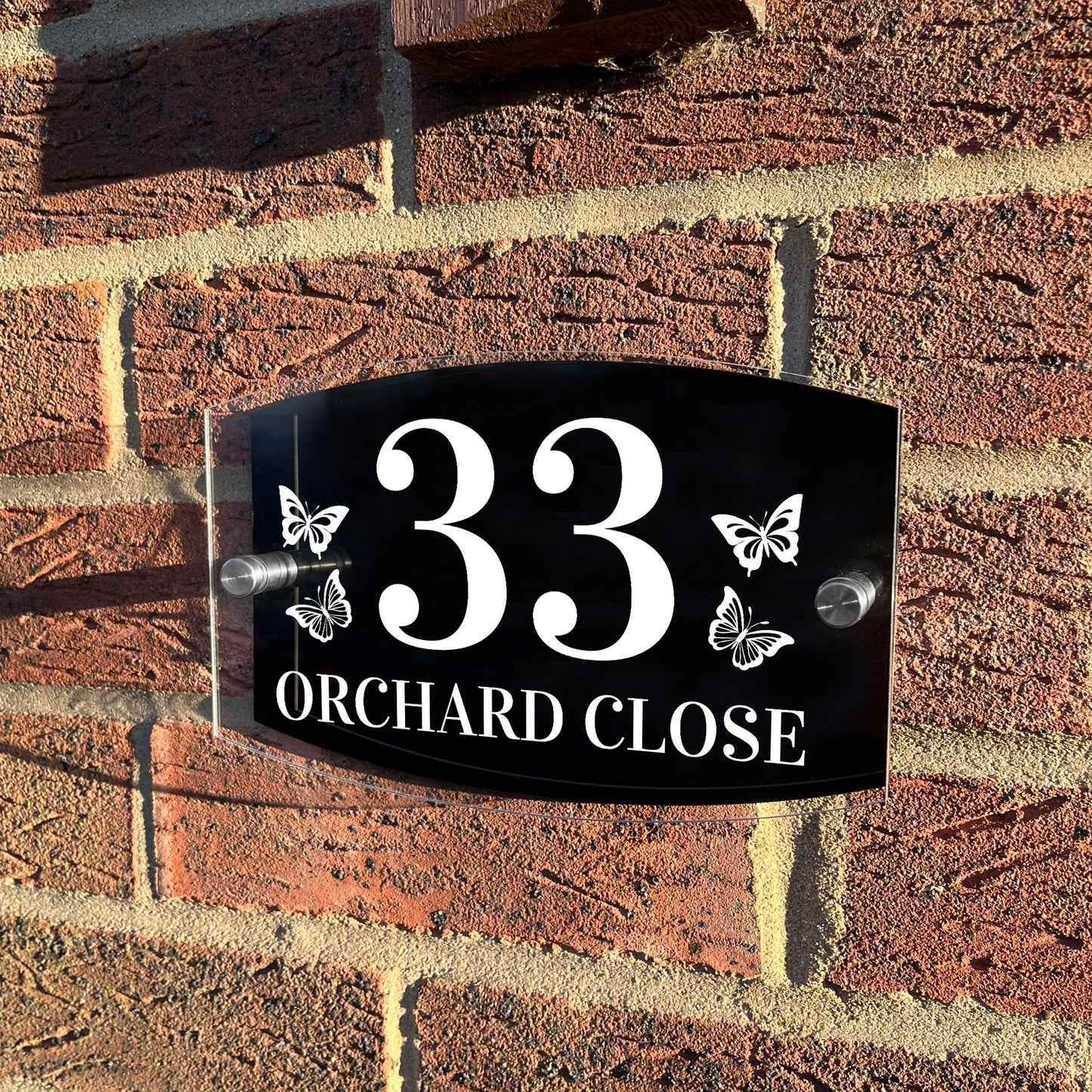 Personalised House Signs Plaques Door Numbers 1 - 9999 Custom