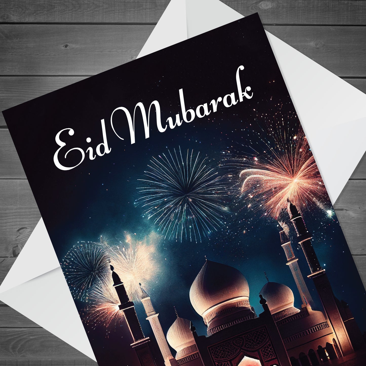 Eid Mubarak Celelbration Card Happy Eid Greetings Card Ramadan