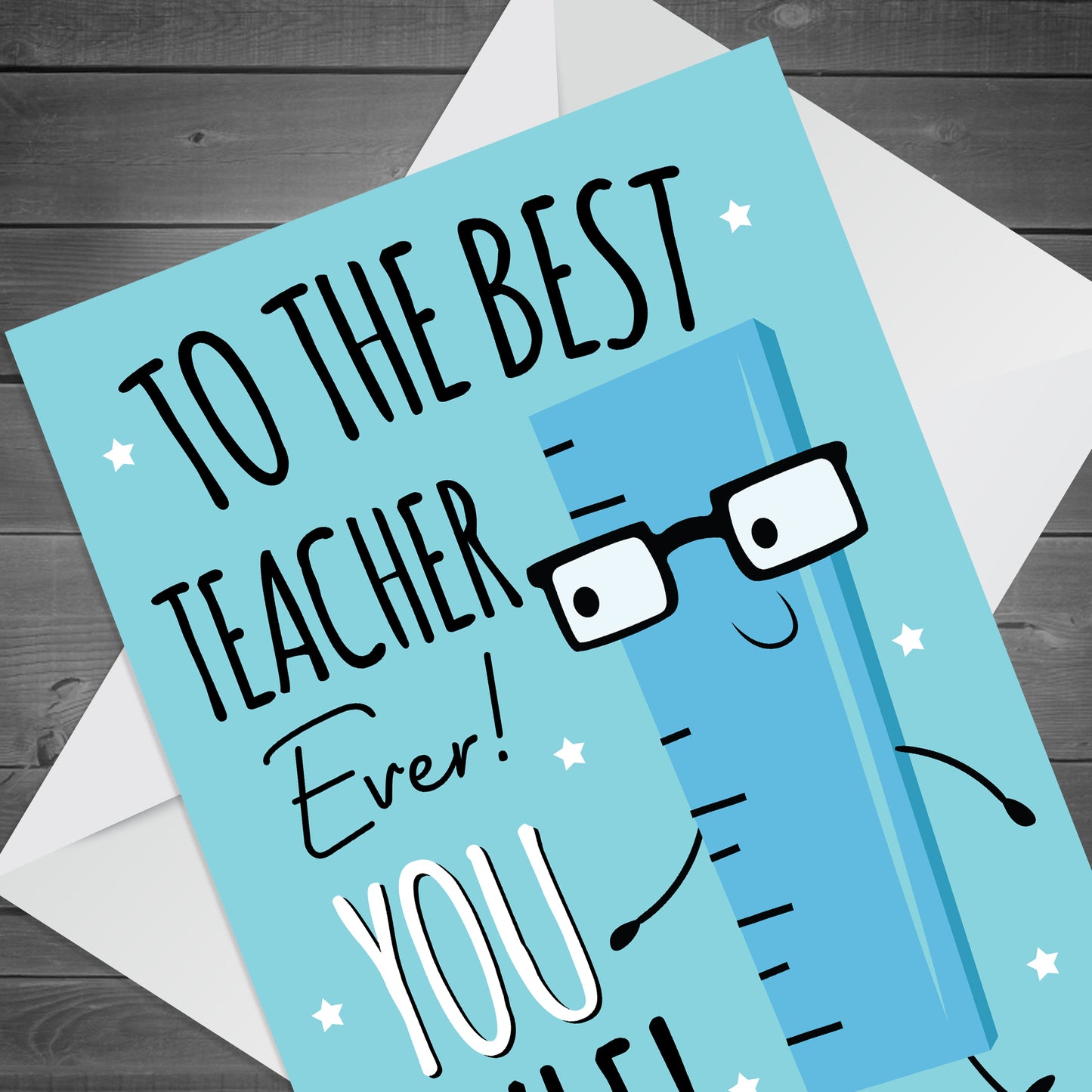 Card For Teacher End Of Year YOU RULE Card For Teacher Nursery