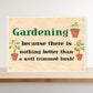 FUNNY Garden Sign For Outdoor Hanging Wall Door Sign Shed Sign