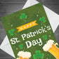 Happy St Patricks Day Greetings Card For Family Grandparents Mum