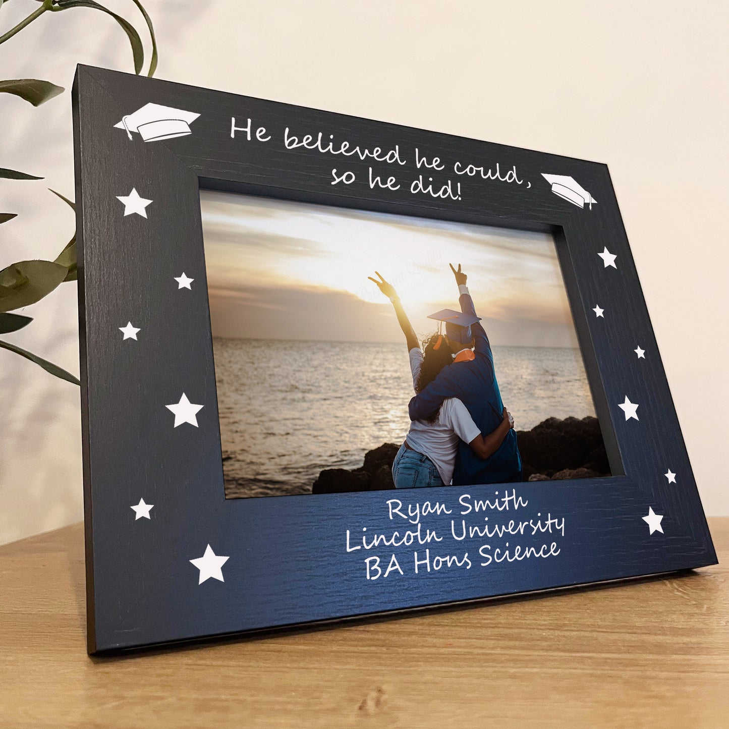 Personalised Graduation Gifts Personalised 7x5 Photo Frame Gift