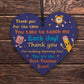 Gift for Teacher Assistant Gifts Wood Hanging Heart Teacher Gift