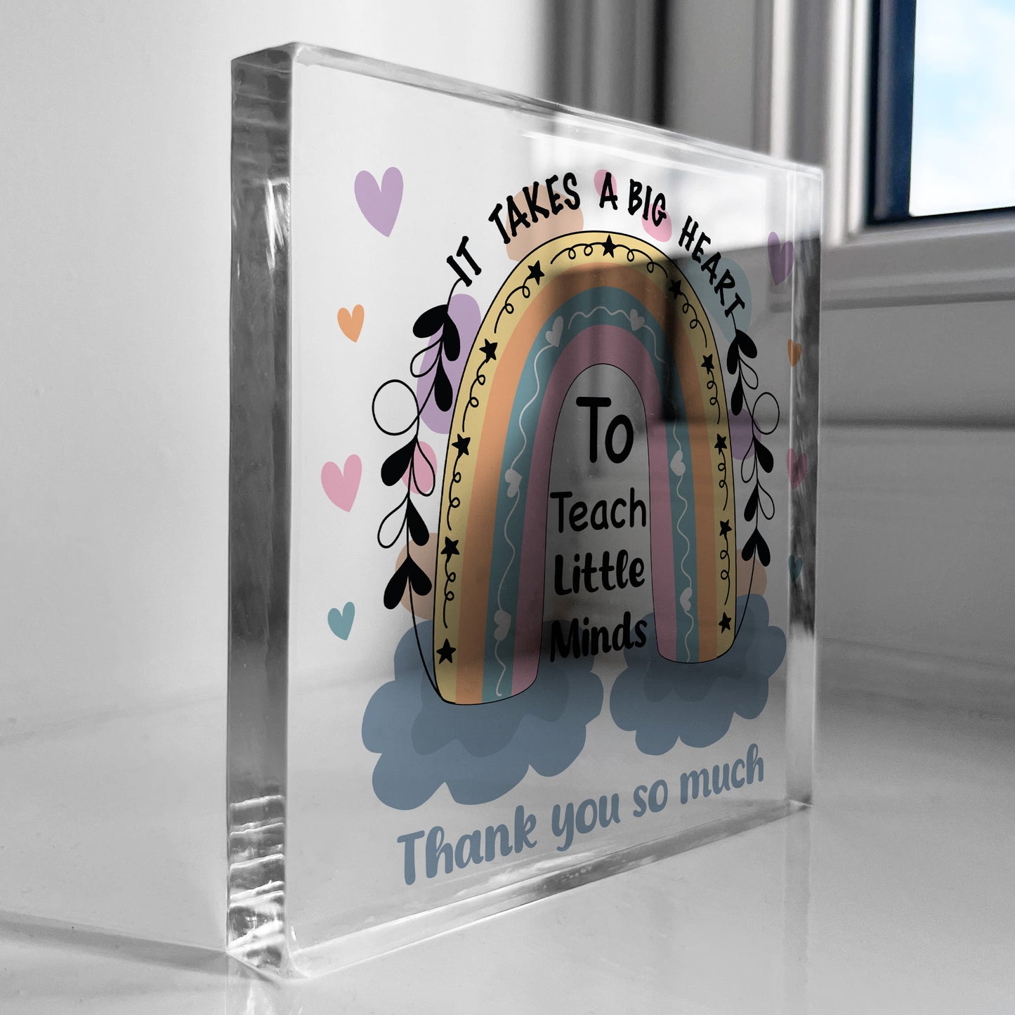 Teacher Gifts Acrylic Block Gifts for Teacher Christmas Birthday