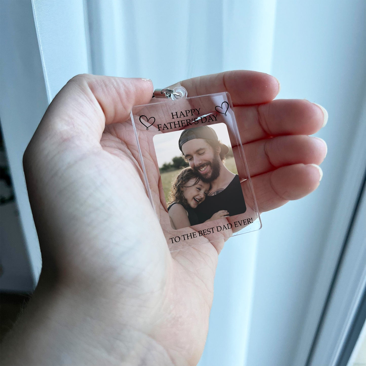 Personalised Fathers Day Gifts For Dad Photo Keyring Dad Gifts