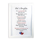 Dad And Daughter Print Thank You Gift For Dad Fathers Day Gift