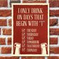 Vintage Style Funny Bar Sign Pub Decor Man Cave Wall Plaque