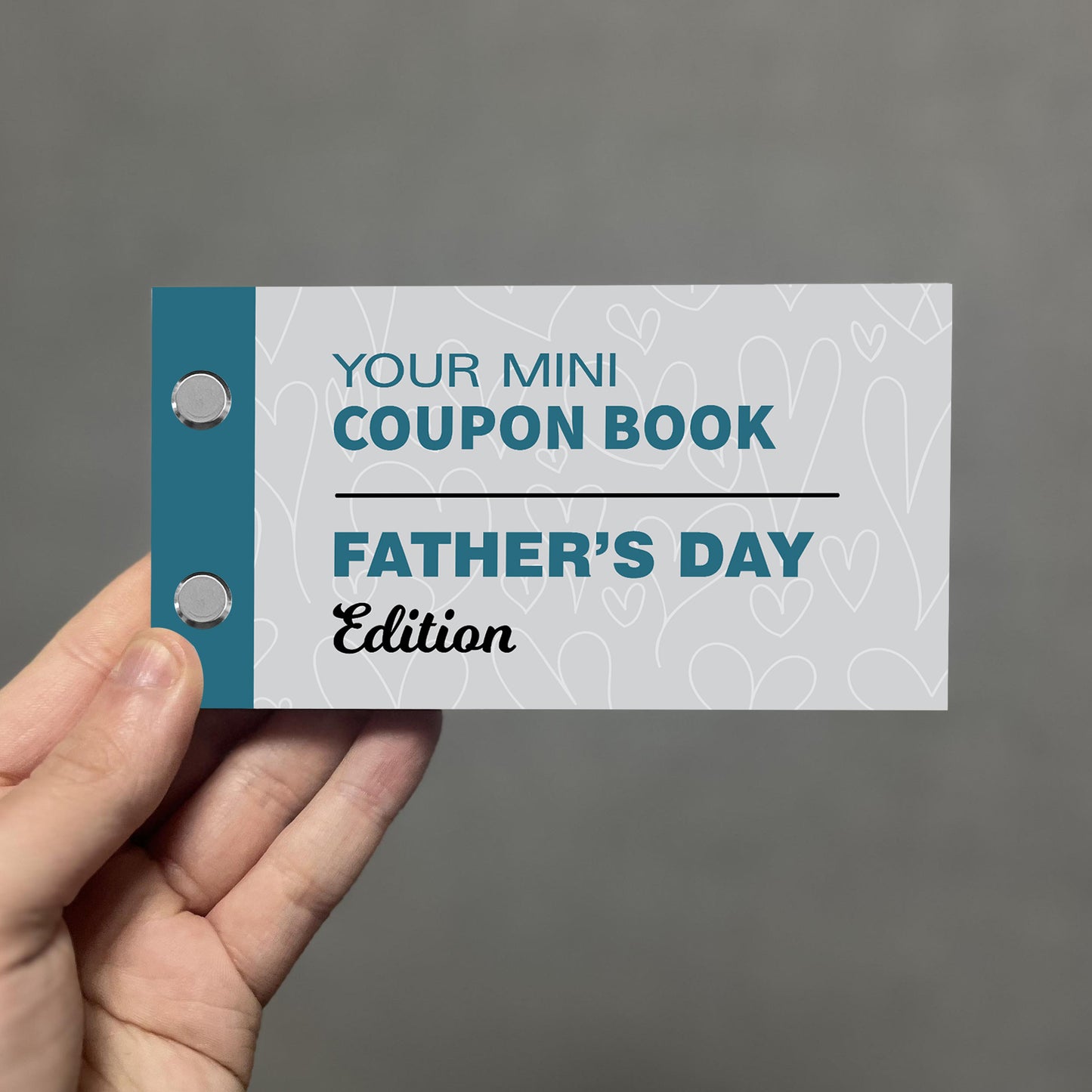 Coupon Book Gift For Dad Fathers Day Gift Coupons For Him