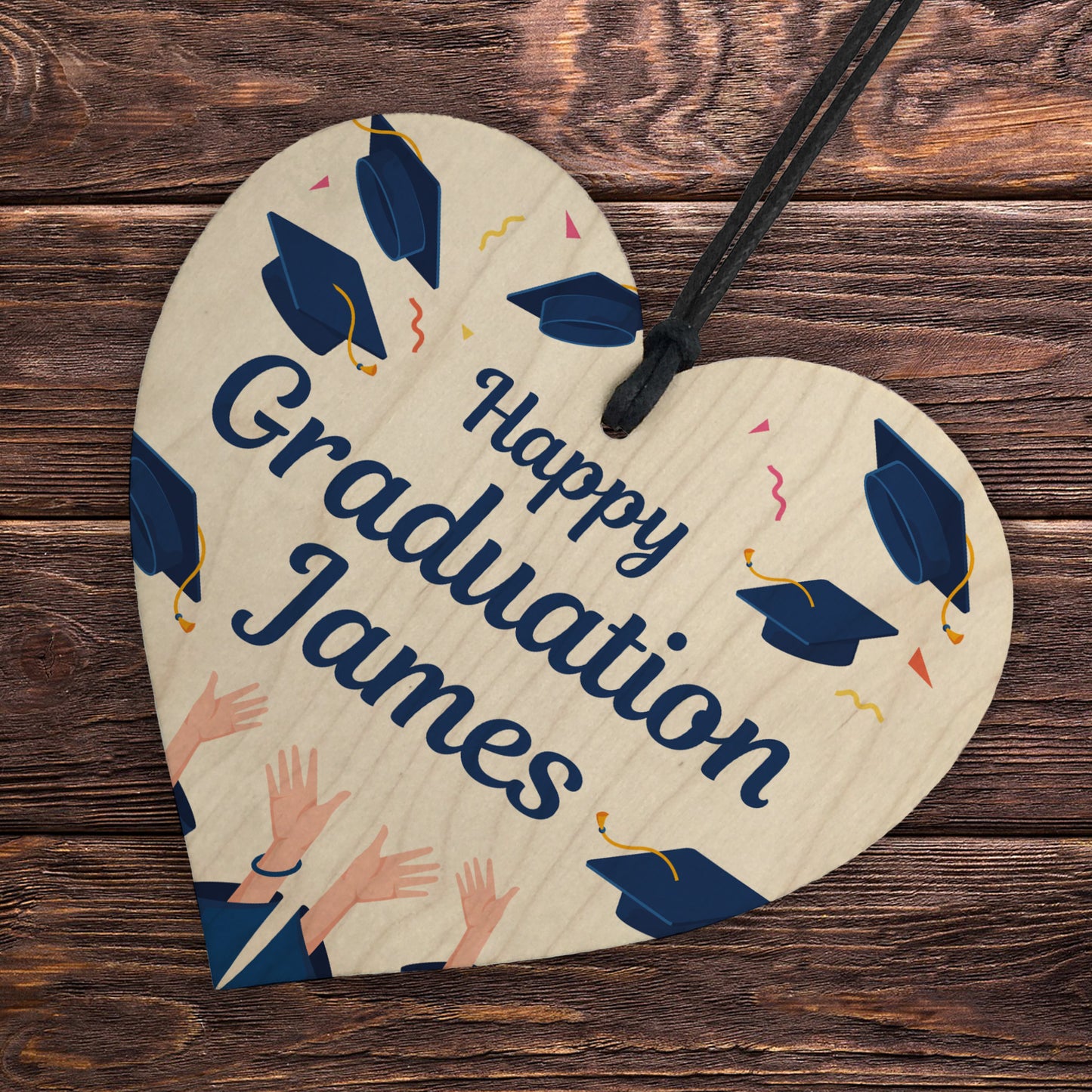 Happy Graduation ANY NAME Gift For Graduation Personalised Wood