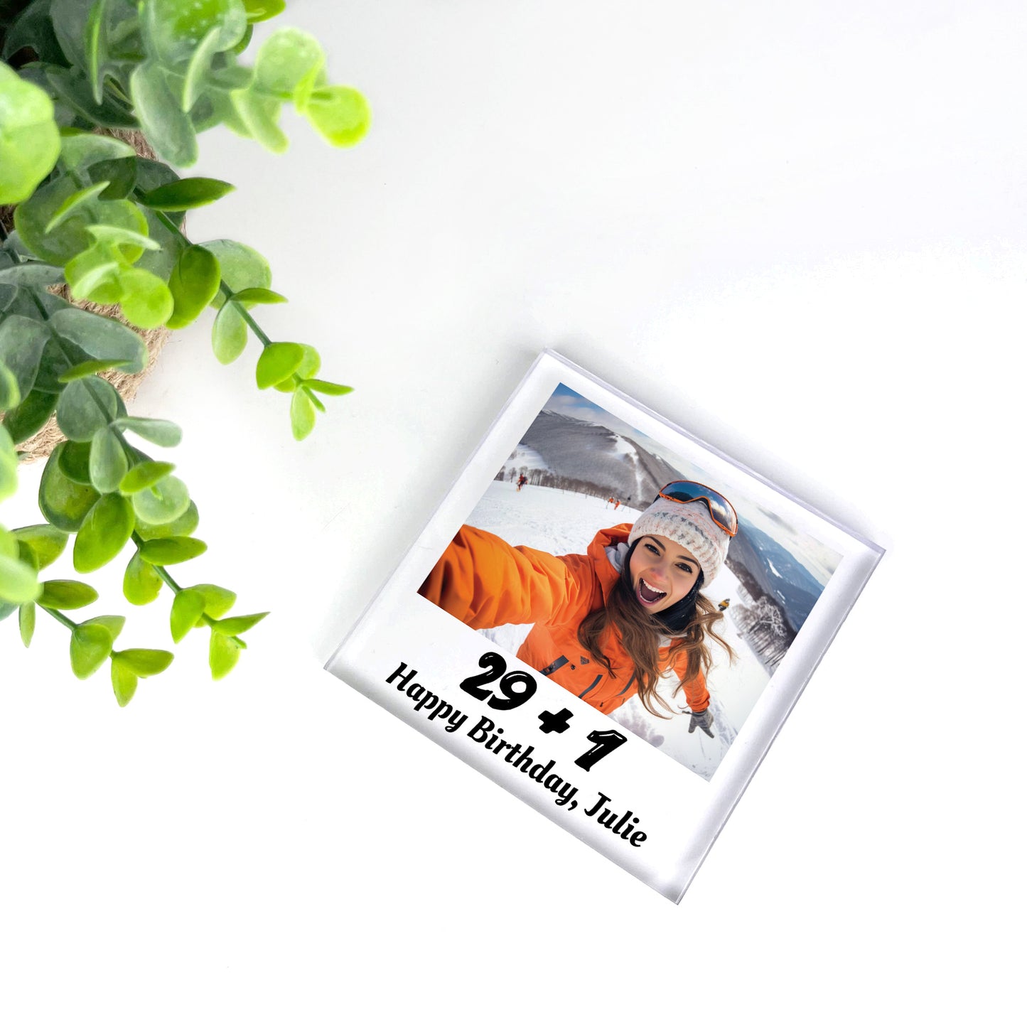 Funny 30th Birthday Gift For Him Her Personalised Photo Block