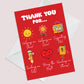 Fun Leaving Card for Teacher Thank You Card For Teacher TA