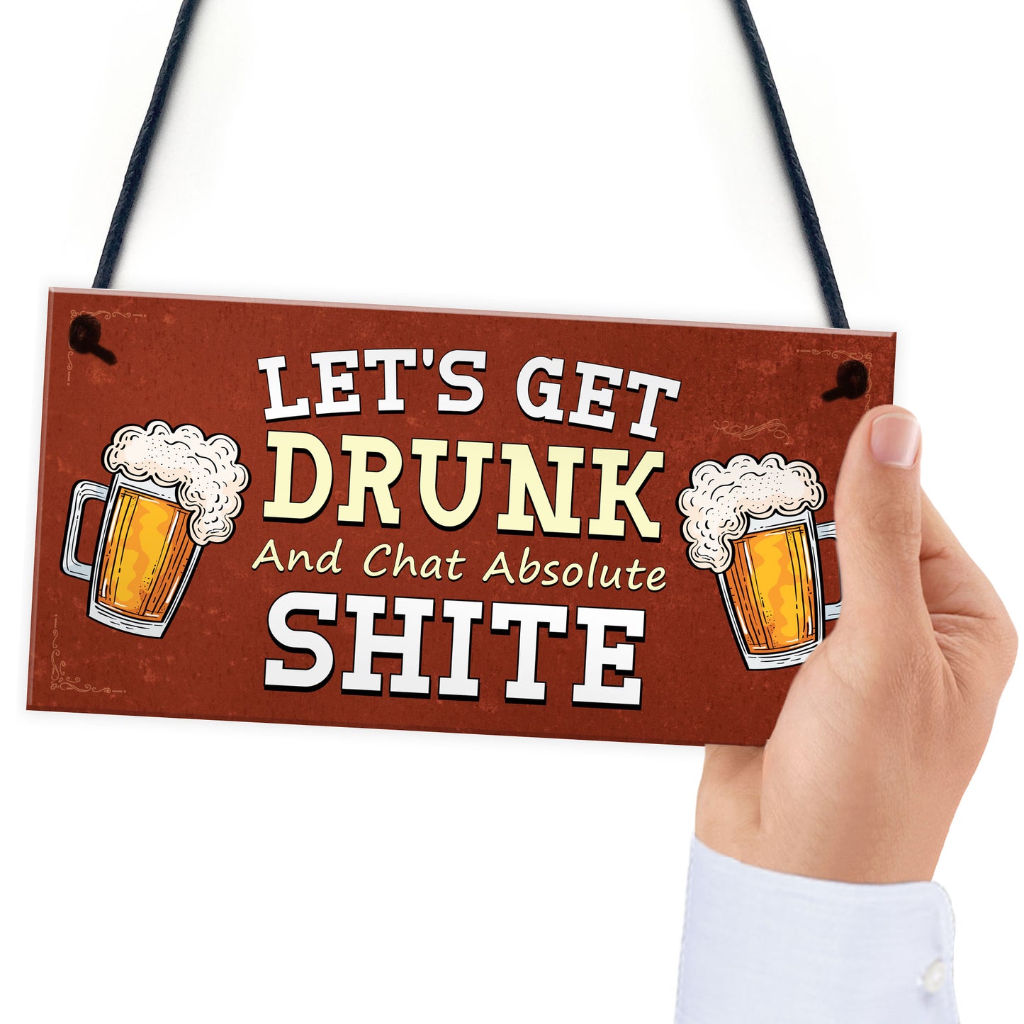 HOME BAR SIGN Hanging Wall Door Sign FUNNY Man Cave Shed Sign