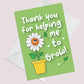 Teacher Thank You Card End Of Term Leaving School Nursery