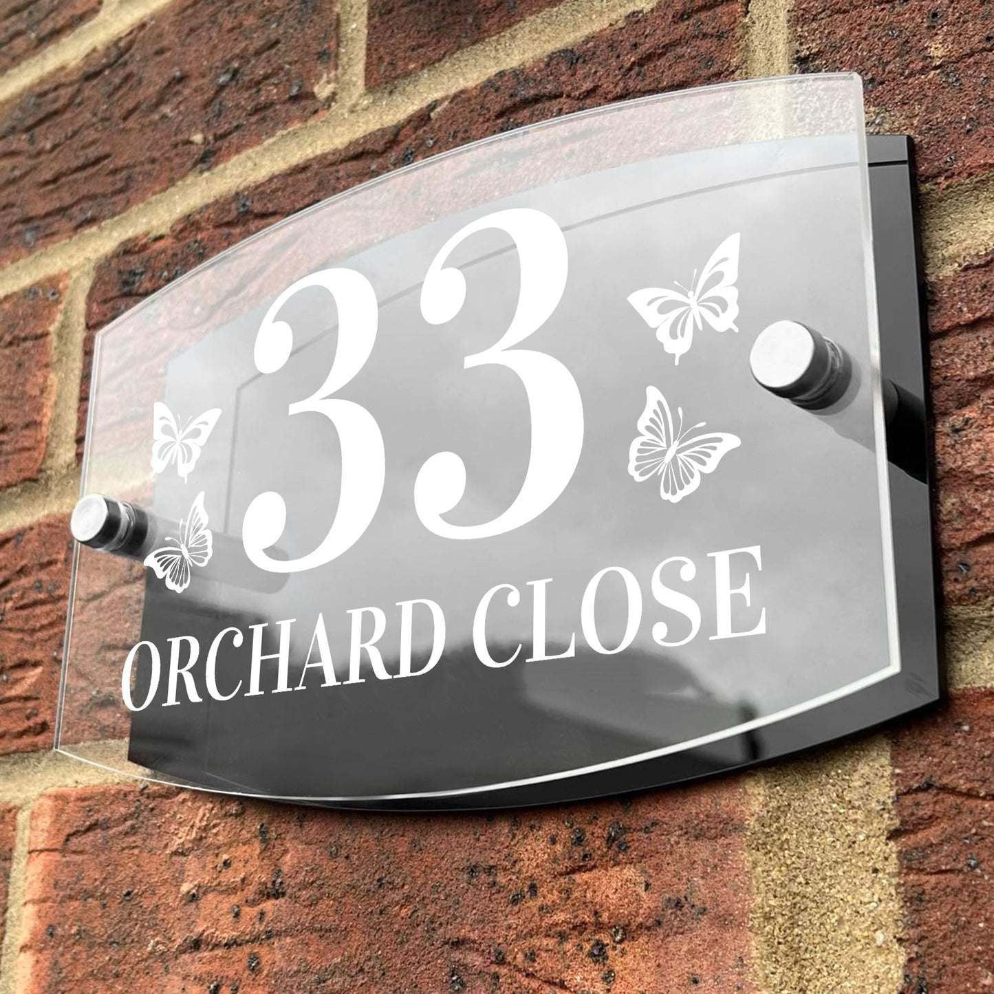 Personalised House Signs Plaques Door Numbers 1 - 9999 Custom