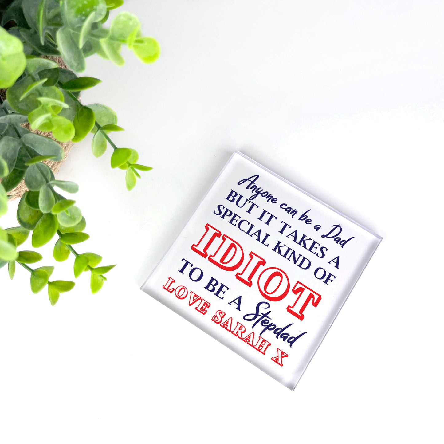 Funny Joke Step Dad Fathers Day Gifts Personalised Stepdad Gift