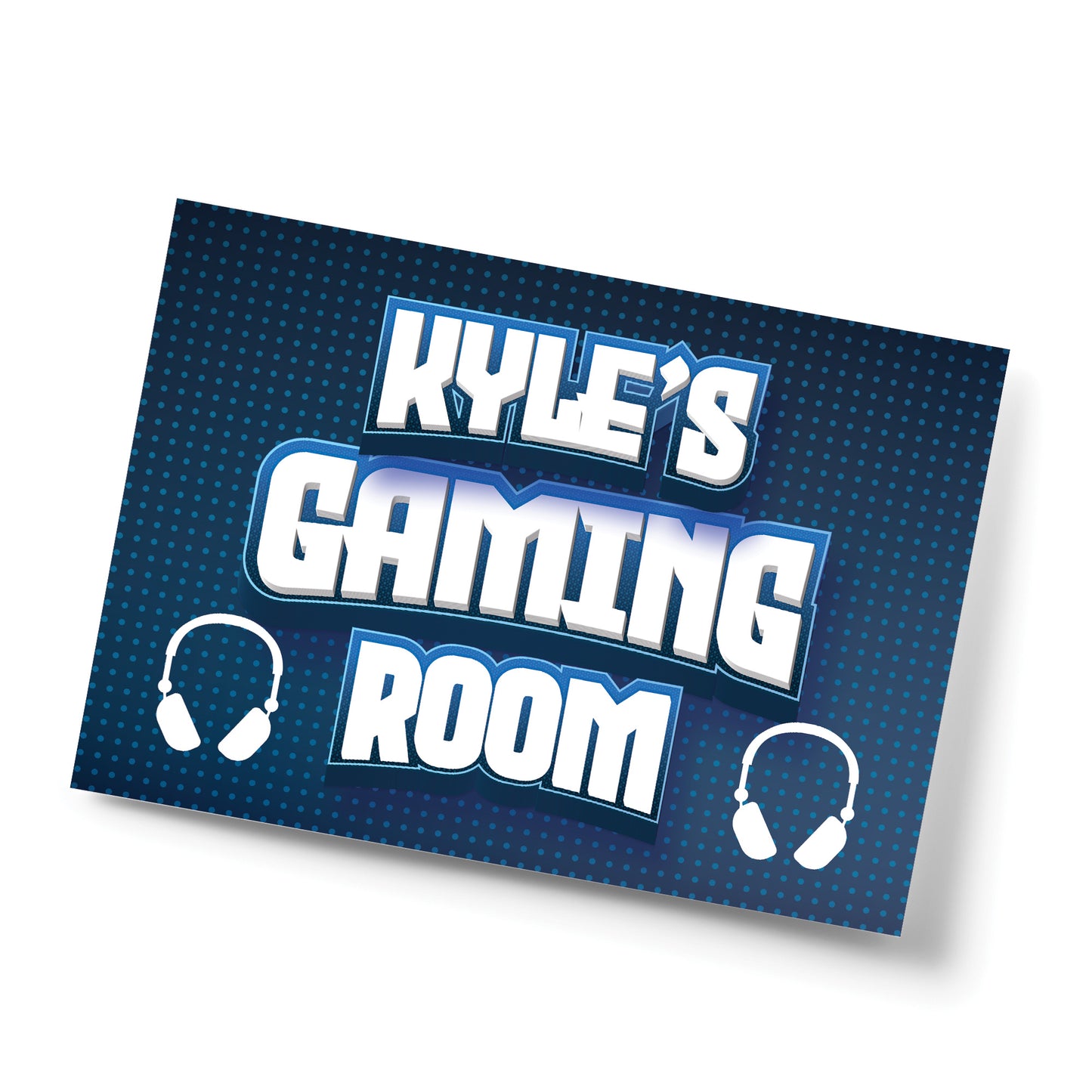 Personalised Gaming Room Print Gaming Wall Art Boys Bedroom