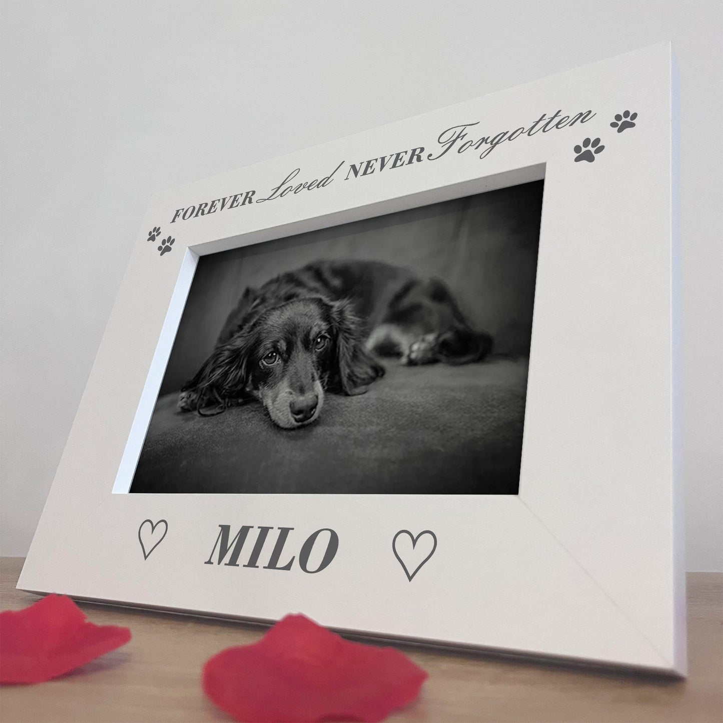 Personalised Memorial Photo Frame For Dog Pet In Memory Gift